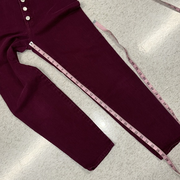 Vintage Bongo high waist exposed button fly tapered jeans 9 - Picture 9 of 11